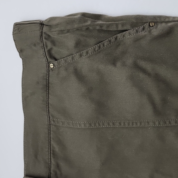 ⭐️3/ $30⭐️ Jones New York Army Green Soft Cotton Lightweight Cargo Pants Sz 8 - Picture 5 of 15